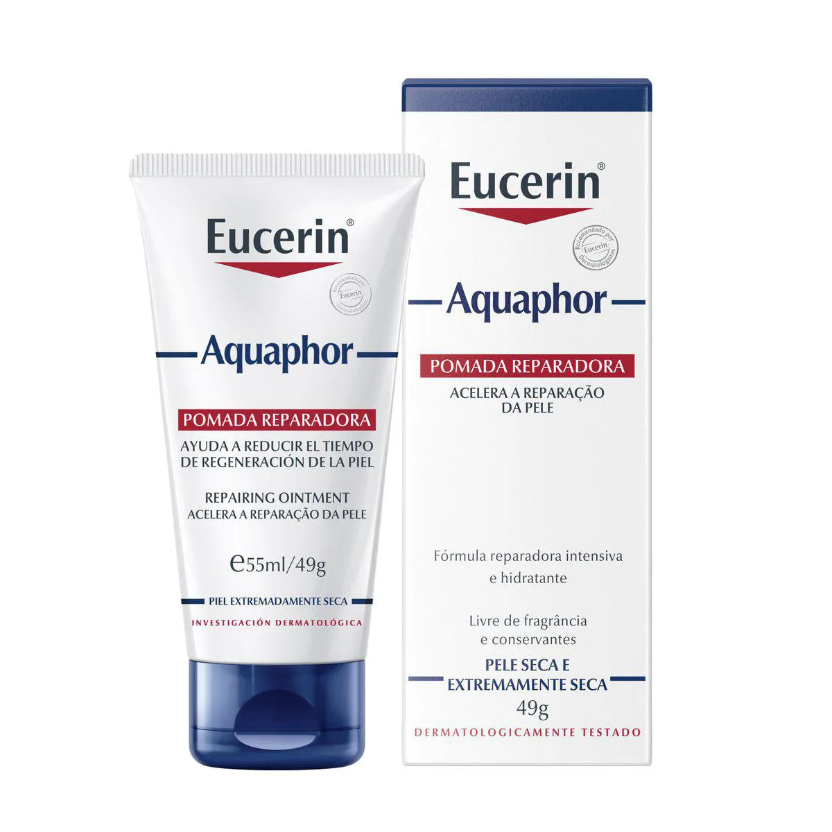 Pomada Reparadora Intensiva Eucerin Aquaphor com 50g