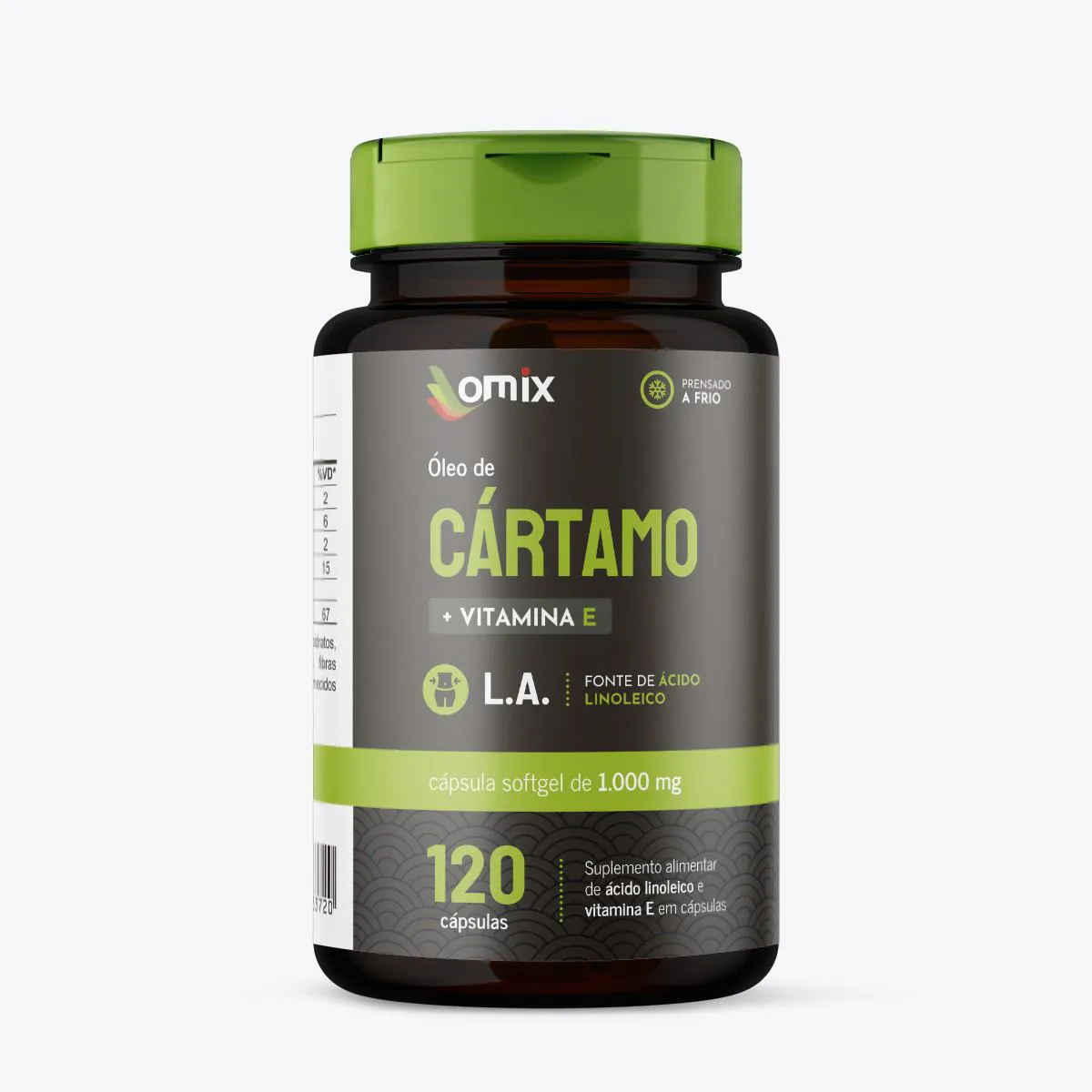 ÓLEO DE CáRTAMO C/ VITAMINA E (1 G) - 120 CáPSULAS