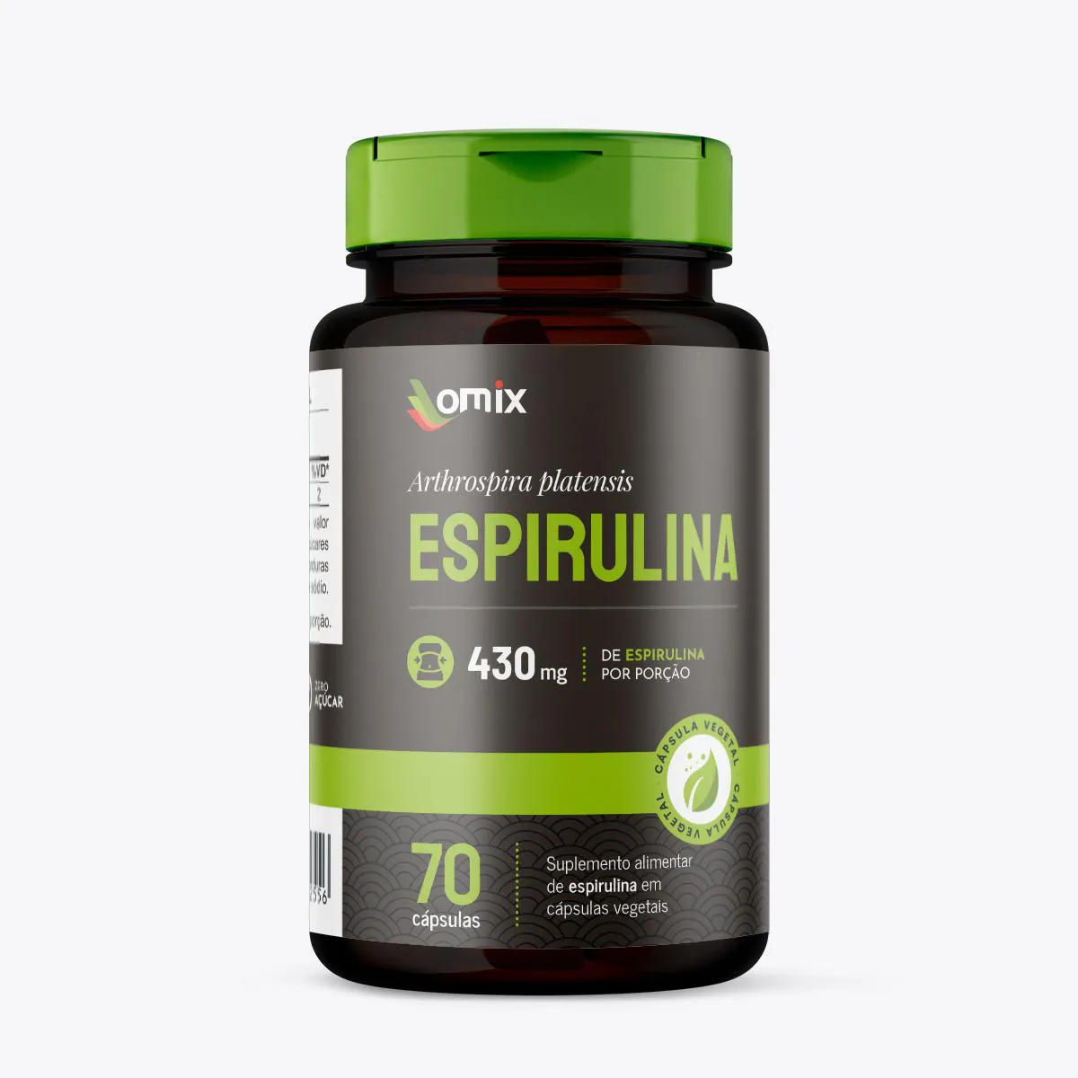 ESPIRULINA - 70 CáPSULAS - OMIX