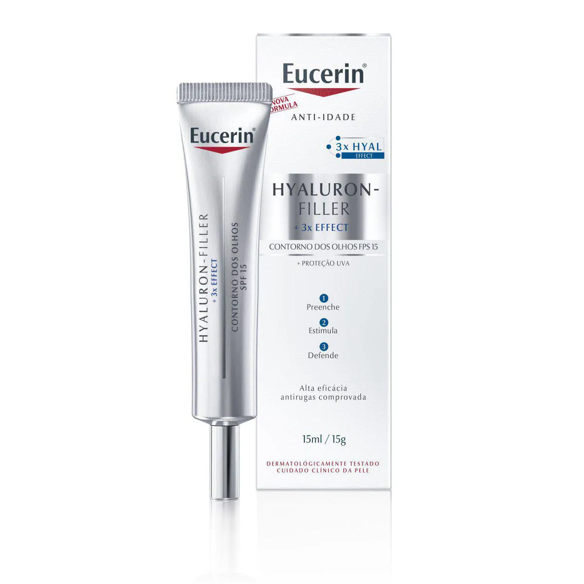 Creme Área dos Olhos FPS 15 Eucerin Hy-fi 3x Effect Antirugas 15ml