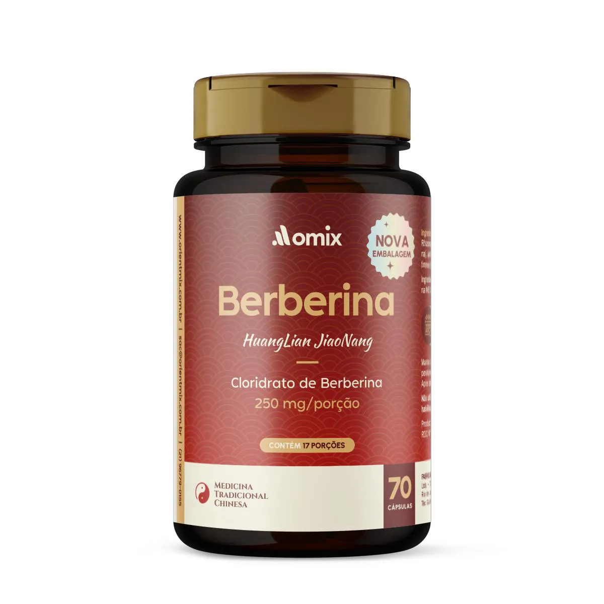 BERBERINA - 70 CáPSULAS - OMIX