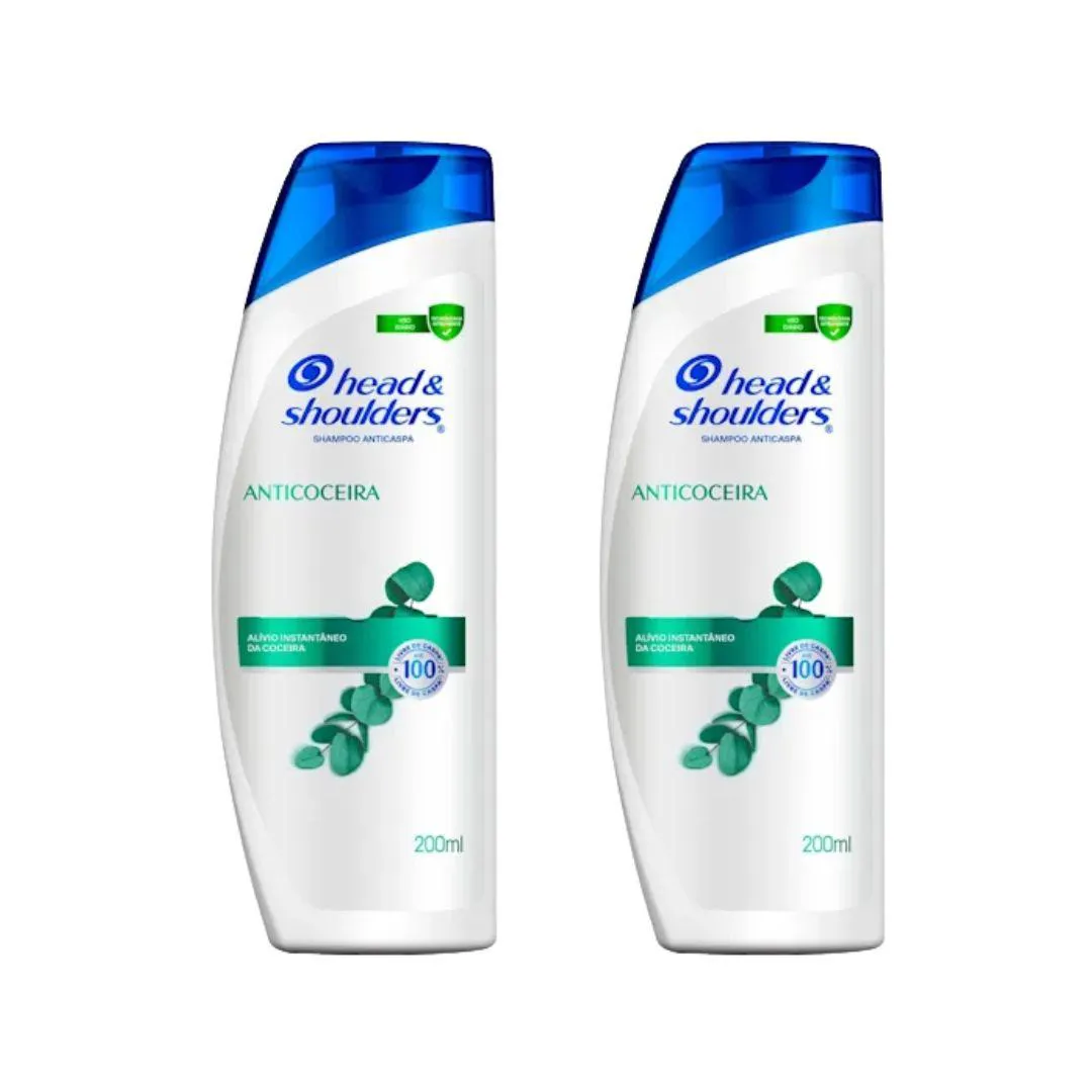 Shampoo Head & Shoulders 200ml Anticaspa Anticoceira - 2Un