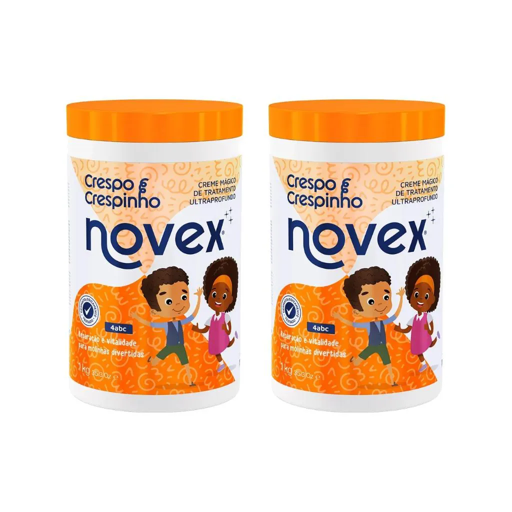 CREME DE TRATAMENTO NOVEX 1KG CRESPINHO - KIT C/ 2UN