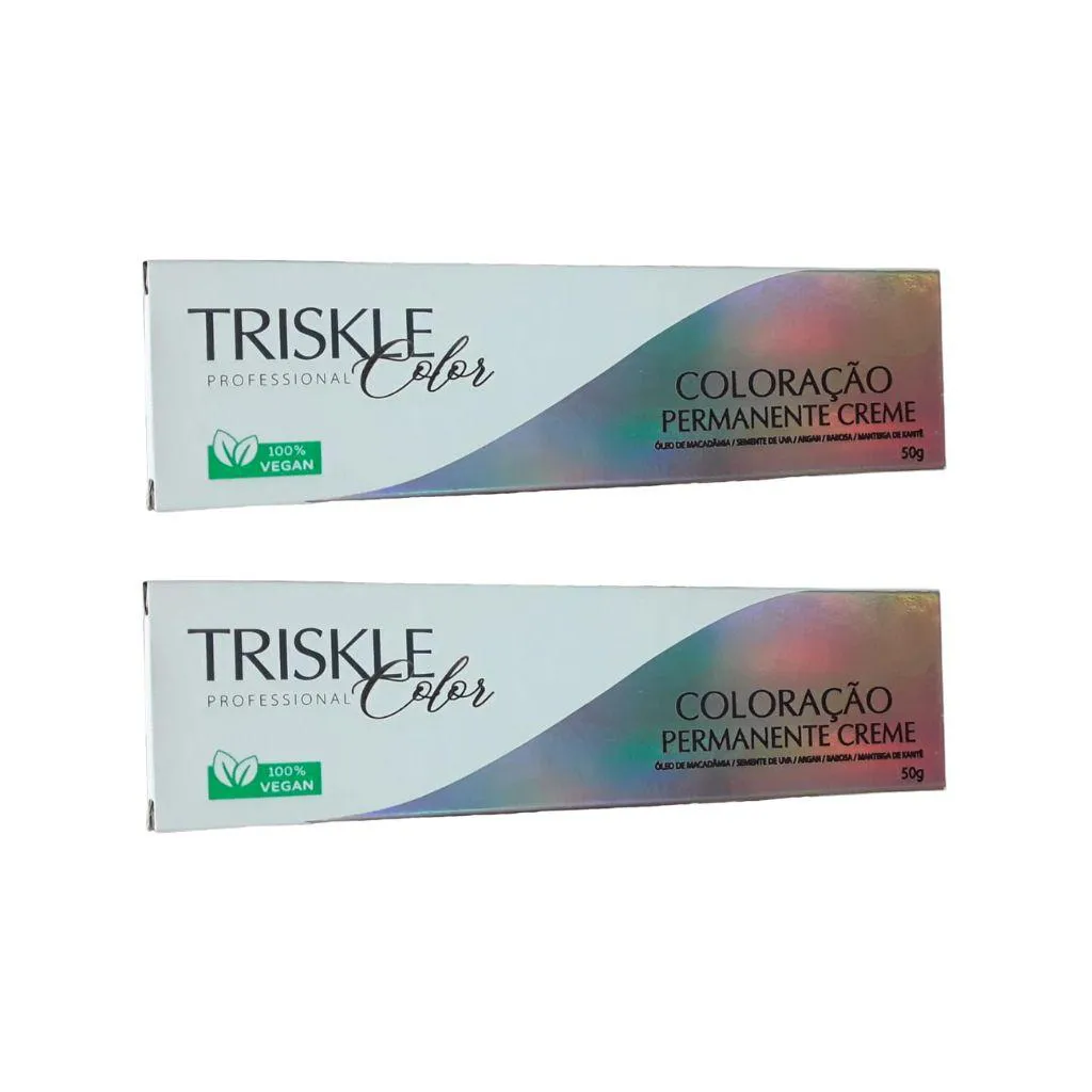 COLORAçAO TRISKLE 8.4 LOURO CLARO COBRE 50G-KIT 2UN