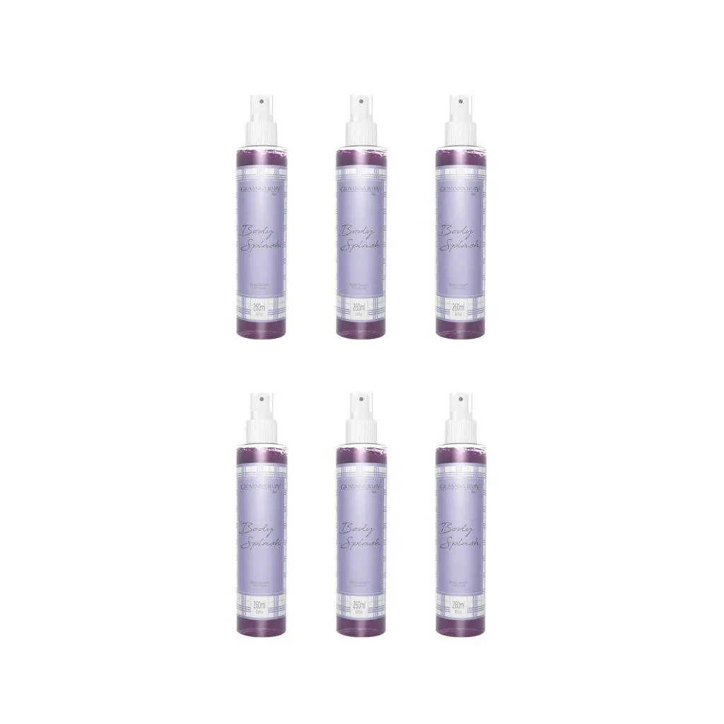 COLONIA GIOVANNA BABY BODY SPLASH 260ML LILAC - KIT C/ 6UN