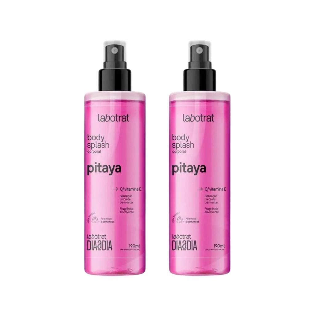 BODY SPLASH LABOTRAT DIA A DIA 190ML PITAYA - KIT C/ 2UN