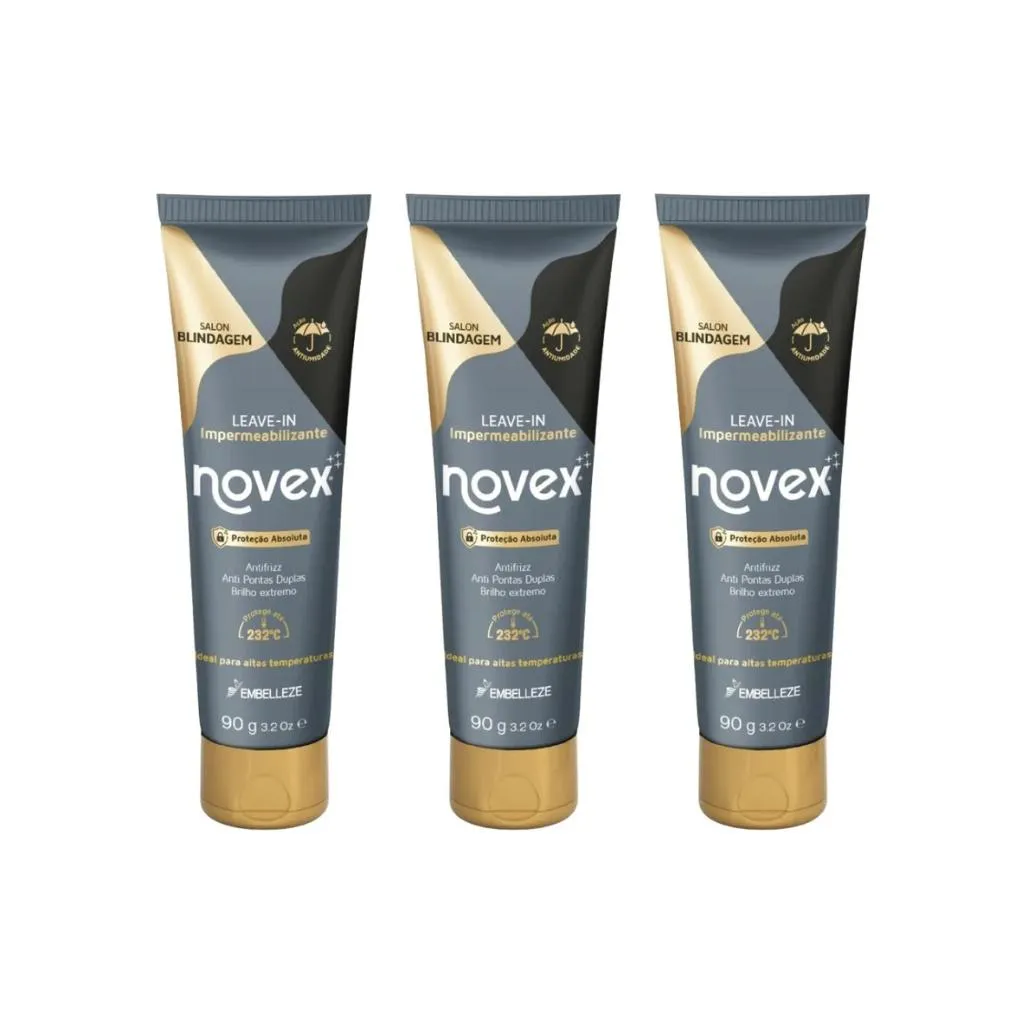 BLINDAGEM NOVEX 90G LEAVE-IN - KIT C/ 3UN