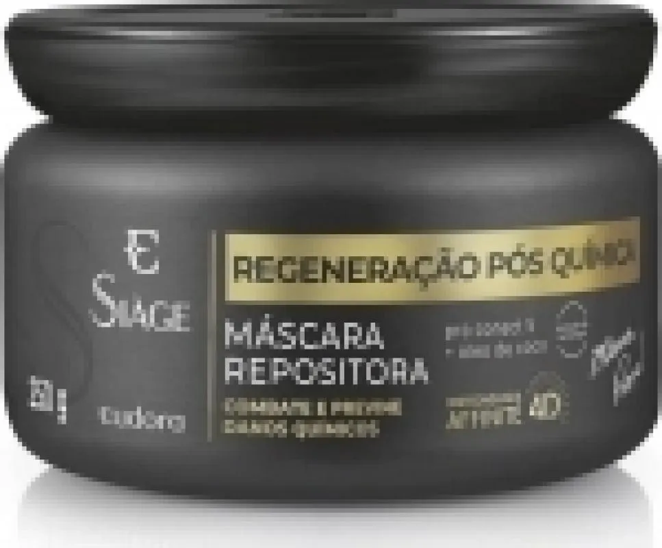 EUDORA MáSCARA REPOSITORA SIàGE EXPERT REGENERAçãO PóS QUíMICA 250G