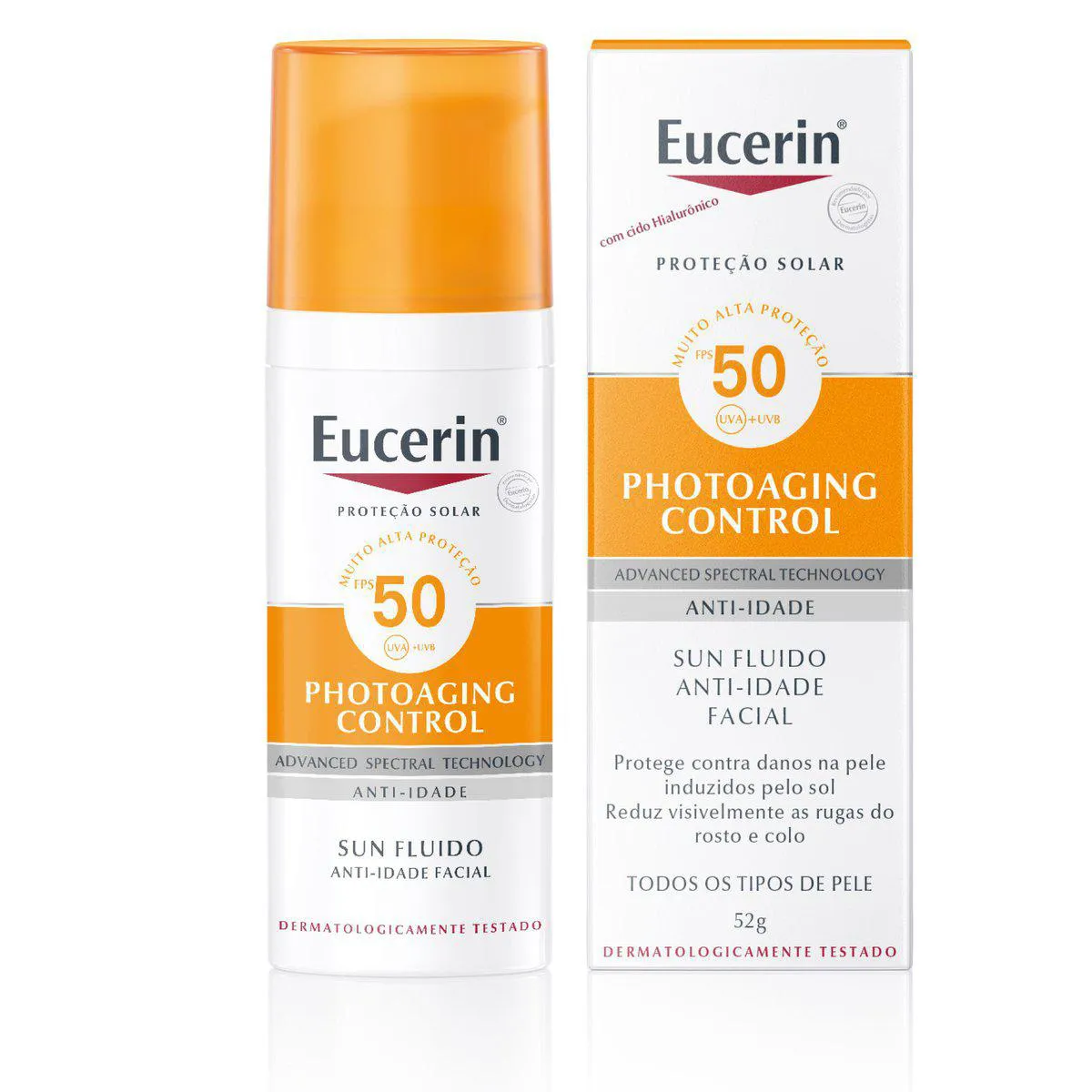 Protetor Solar Facial Creme Anti-idade FPS 50 Eucerin Sun 50g