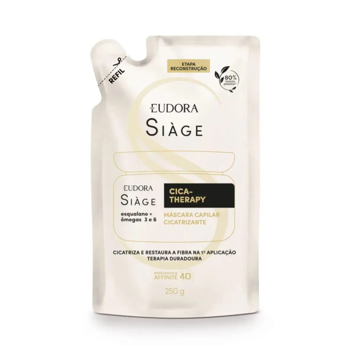 REFIL MáSCARA CAPILAR EUDORA SIàGE CICA THERAPY 250G
