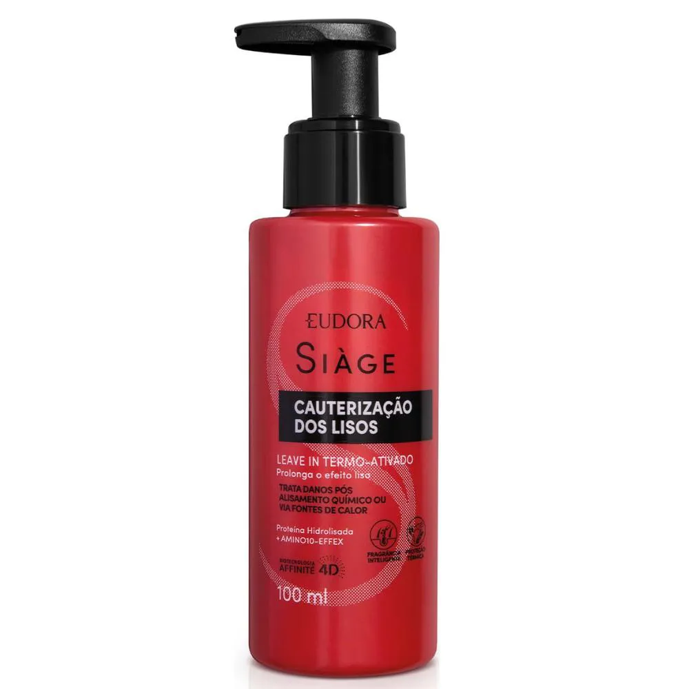 LEAVE IN CAPILAR EUDORA SIàGE CAUTERIZAçãO DOS LISOS 100ML