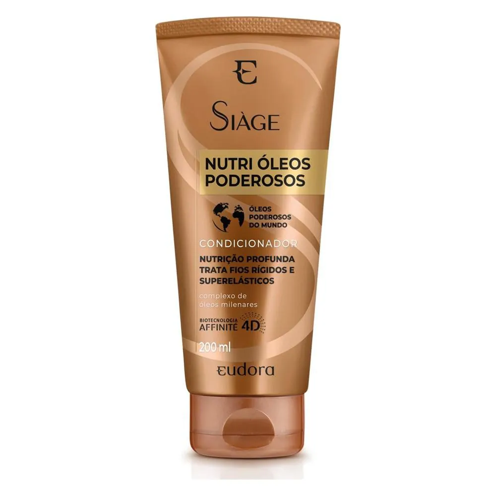 CONDICIONADOR EUDORA SIàGE NUTRI ÓLEOS PODEROSOS 200ML
