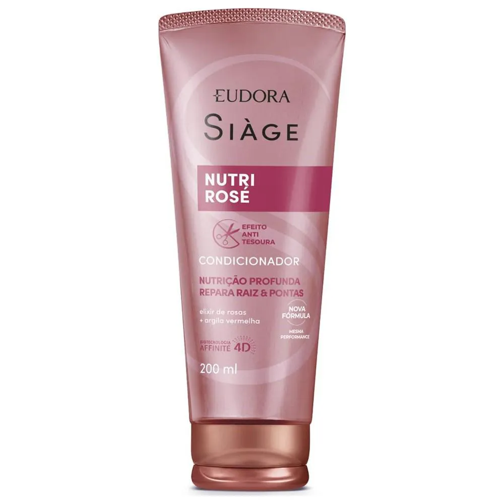 CONDICIONADOR DE NUTRIçãO EUDORA SIàGE NUTRI ROSE 200ML