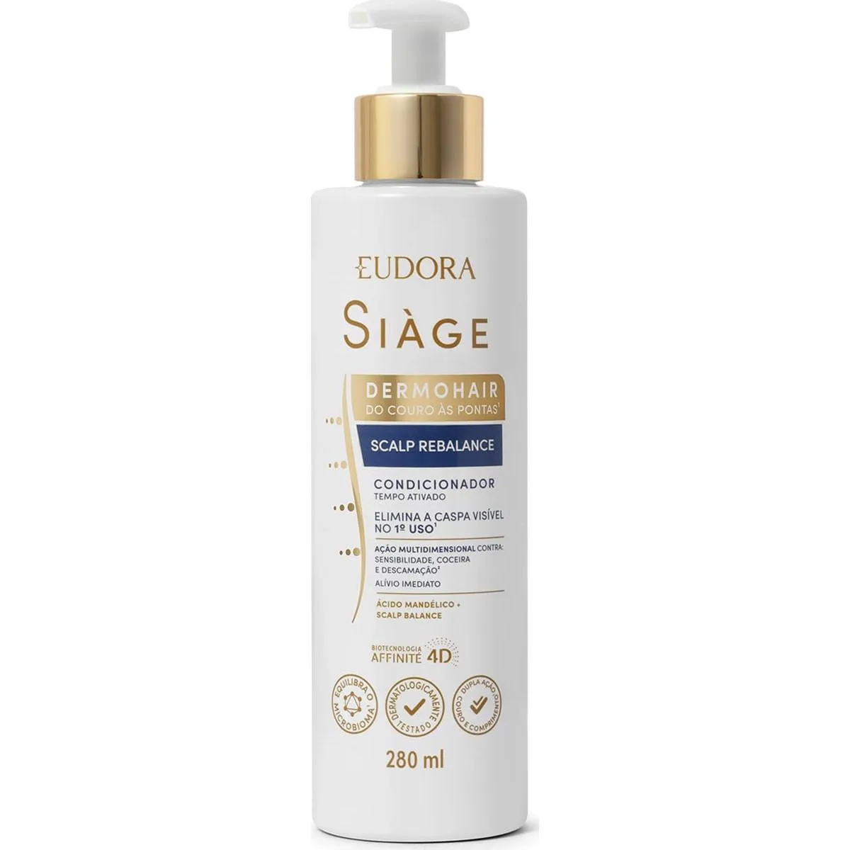 CONDICIONADOR ANTICASPA SIàGE DERMO HAIR SCALP REBALANCE 280ML EUDORA