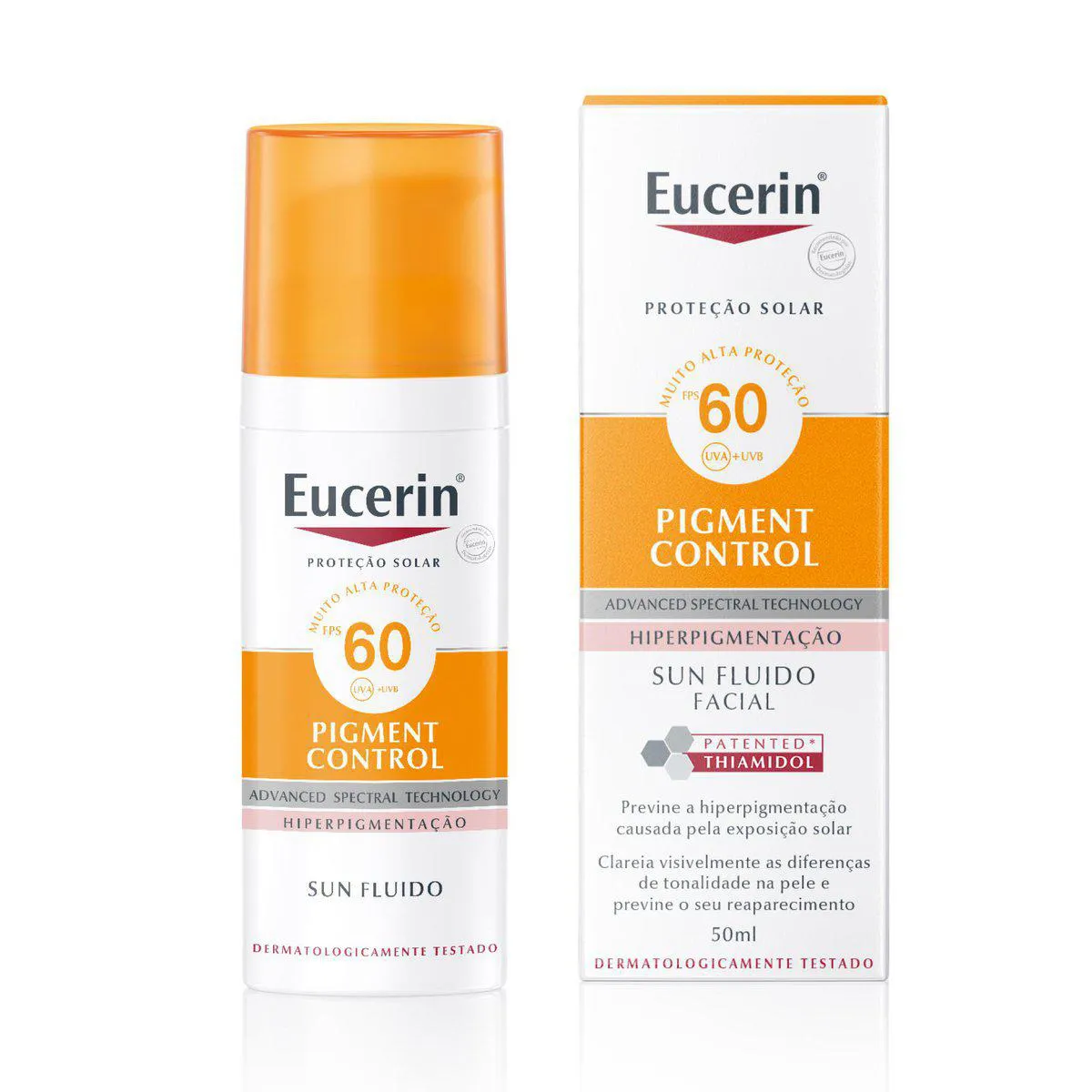 Protetor Solar Facial FPS 60 Eucerin Sun Pigment Control 50ml