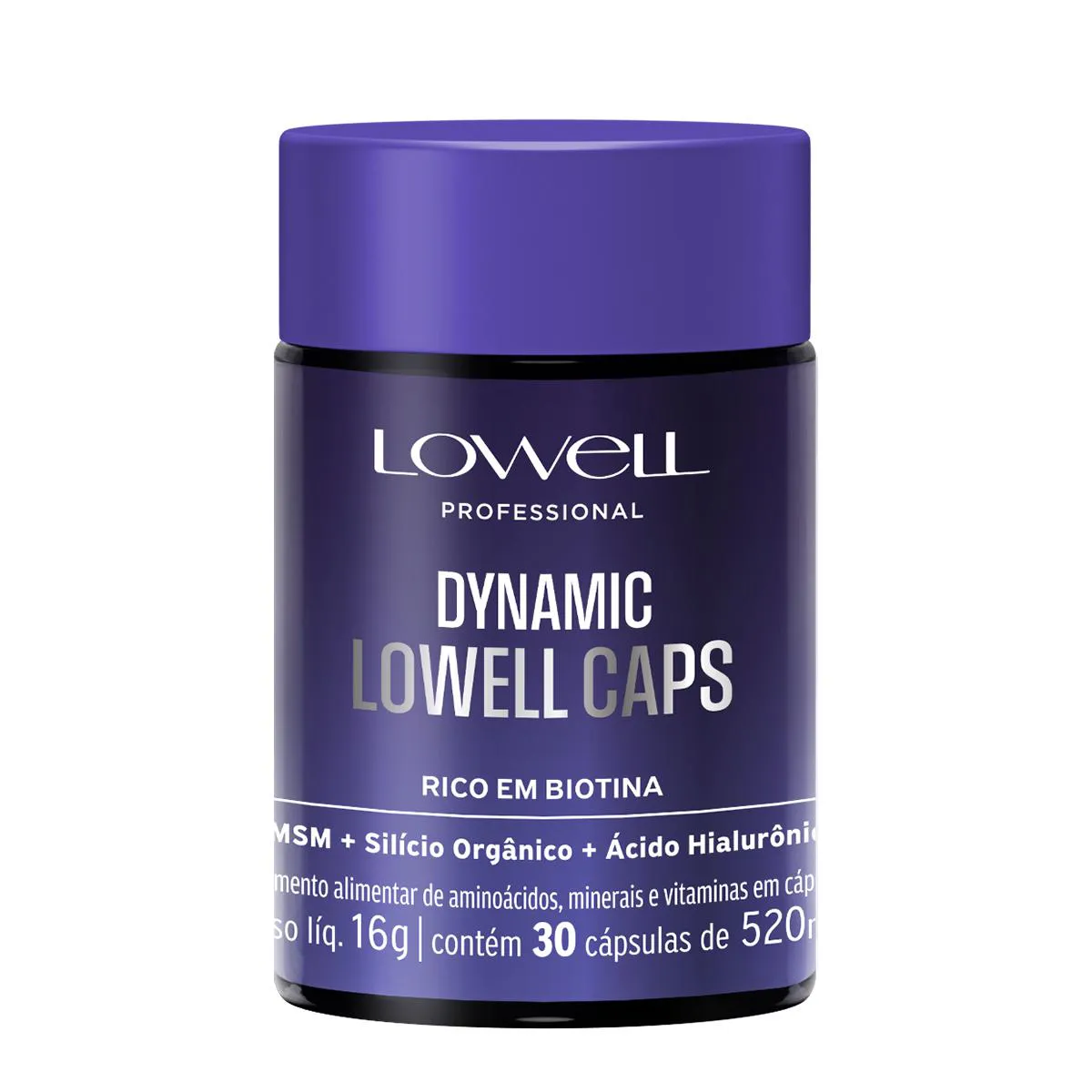 LOWELL DYNAMIC CAPS - SUPLEMENTO ALIMENTAR 16G