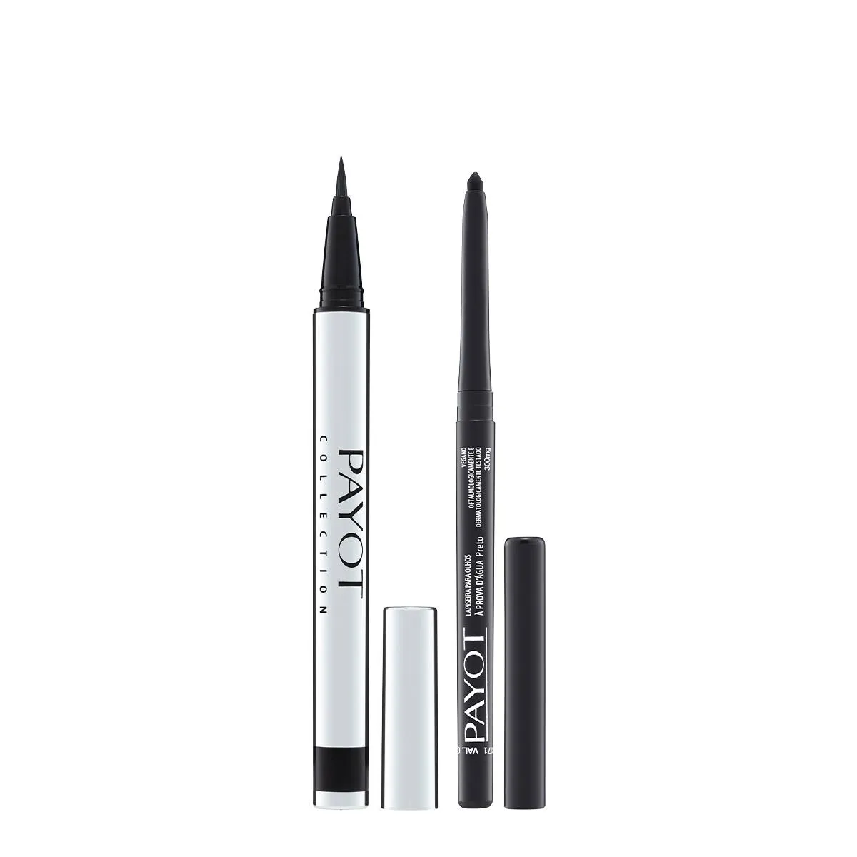 KIT PAYOT CANETA DELINEADORA SILVER PRETA E LAPISEIRA RETRáTIL A PROVA D´ÁGUA PRETA (2 PRODUTOS)