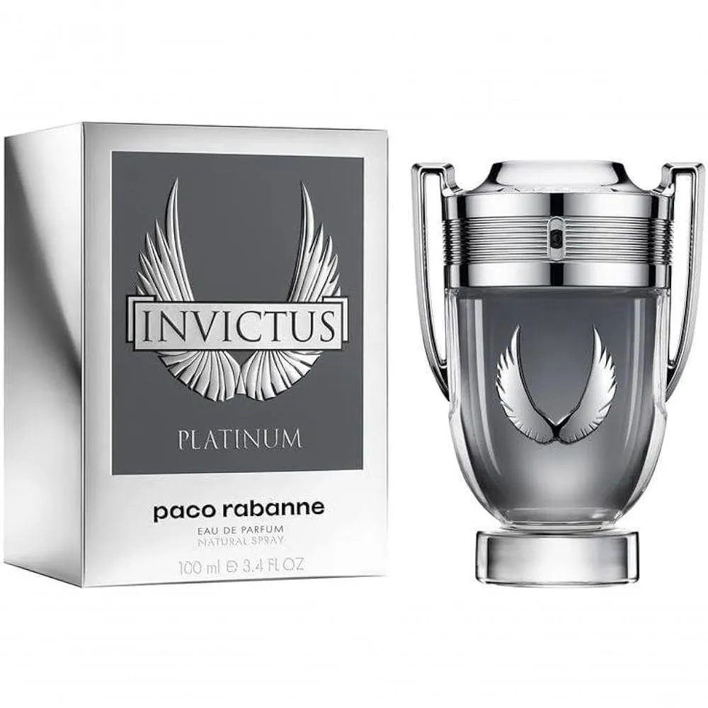 INVICTUS PLATINUM EAU DE PARFUM - PERFUME MASCULINO PACO RABANNE TAMANHO 200ML