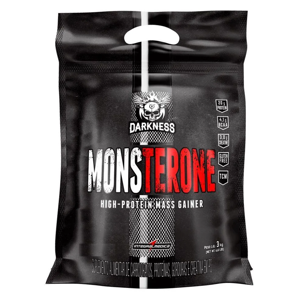 MONSTERONE MASS (3KG) - SABOR: CHOCOLATE