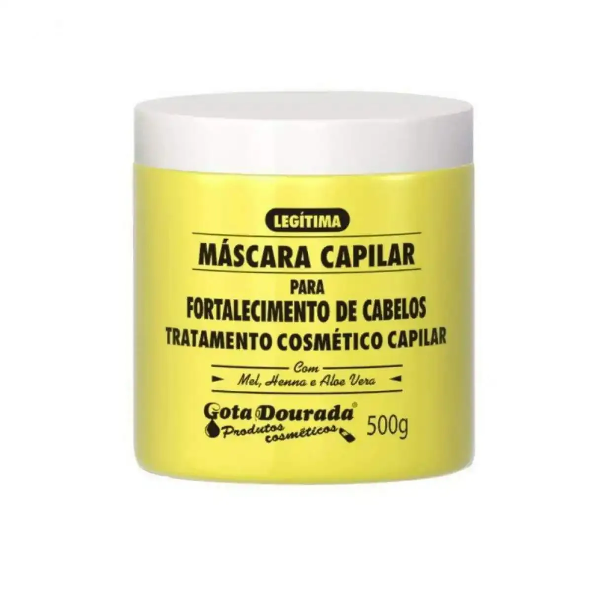 MASCARA CAPILAR FORTALECIMENTO GOTA DOURADA 500ML