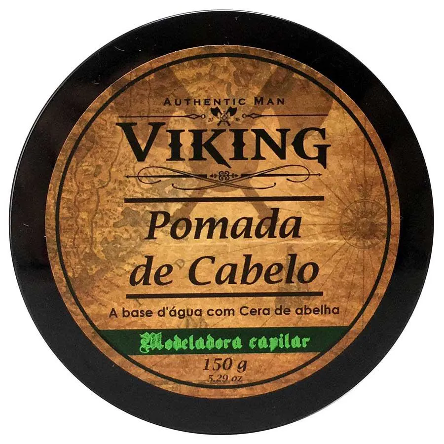 POMADA DE CABELO EFEITO MATTE / SECO DE ALTA FIXAçãO 150G VIKING