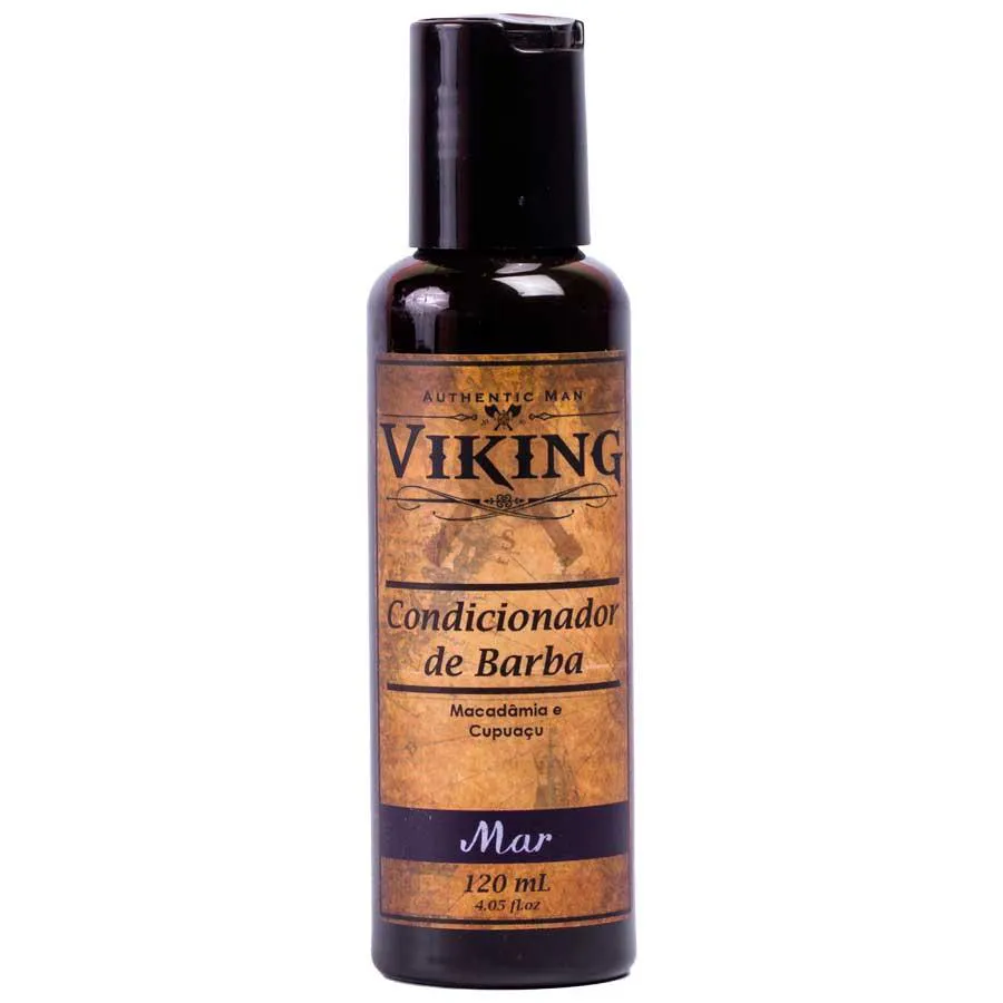 CONDICIONADOR DE BARBA MAR MACADâMIA E CUPUAçU 120ML VIKING