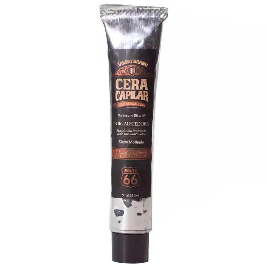 CERA CAPILAR EFEITO MOLHADO SAN BERNARDINO ROUTE 66 60G VIKING