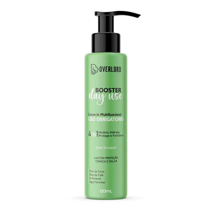 BOOSTER DAY USE POCKET LEAVE-IN EFEITO TEIA COM PROTEçãO TéRMICA 120ML OVERLORD