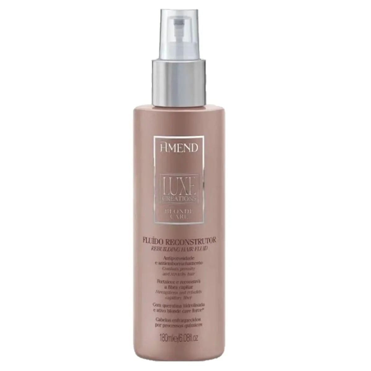 AMEND LUXE CREATIONS BLONDE CARE - FLUIDO RECONSTRUTOR 180ML
