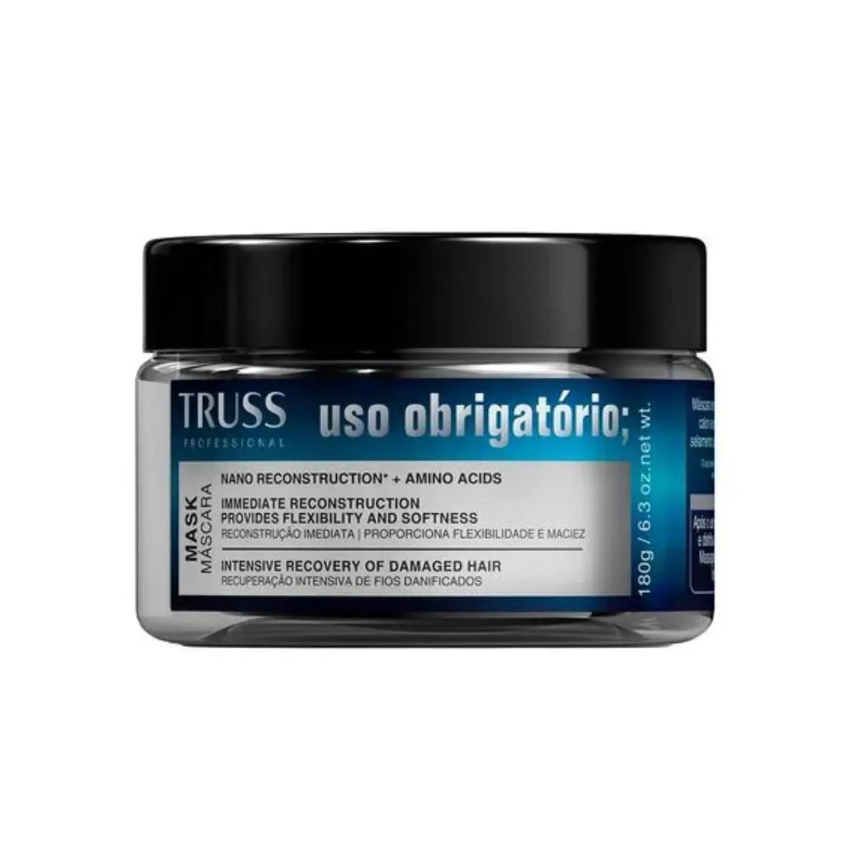 TRUSS USO OBRIGATóRIO - MáSCARA DE TRATAMENTO CAPILAR 180G