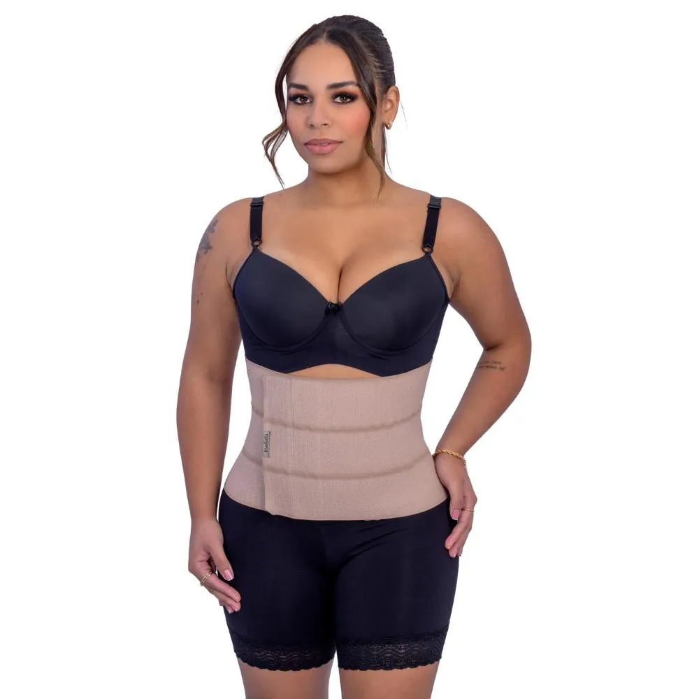 FAIXA ABDOMINAL ELáSTICA COMPRESSIVA DE 3 GOMOS 3100 - MABELLA M Nude