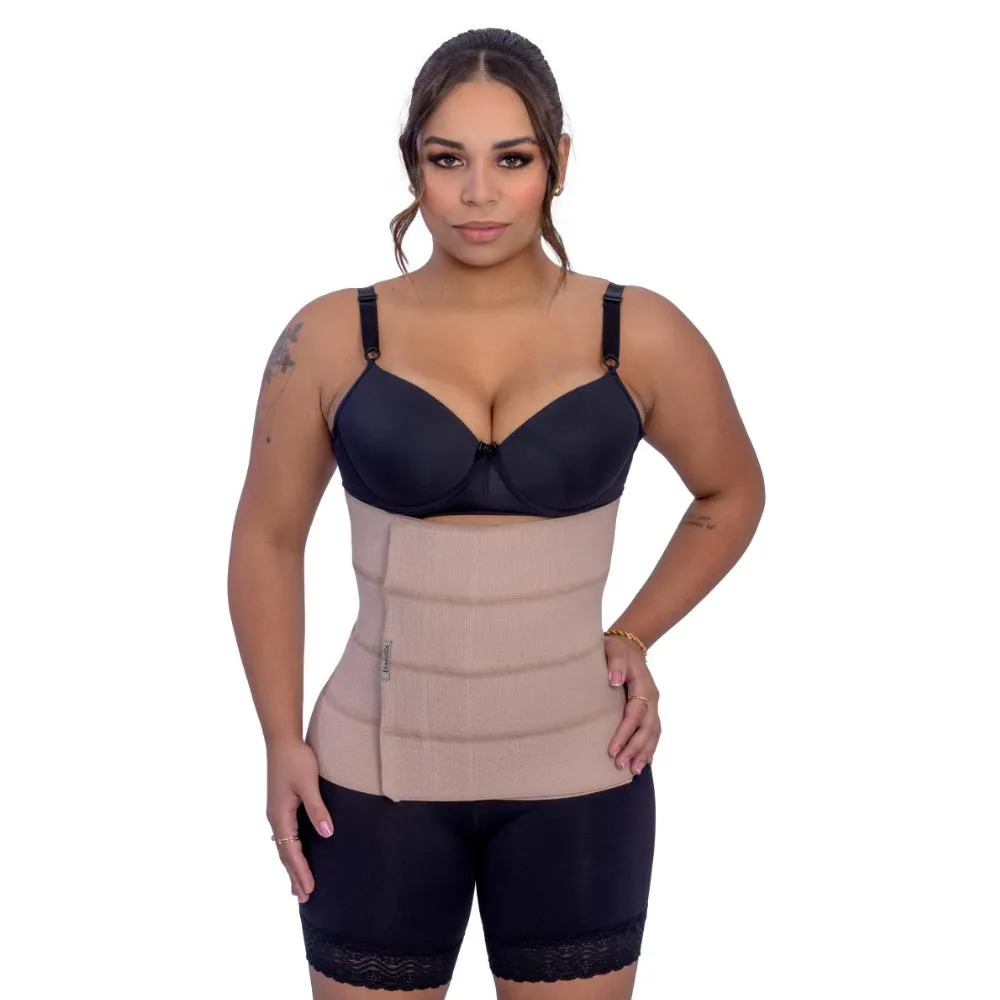 FAIXA ABDOMINAL ELáSTICA COMPRESSIVA DE 4 GOMOS 3101 - MABELLA G Nude