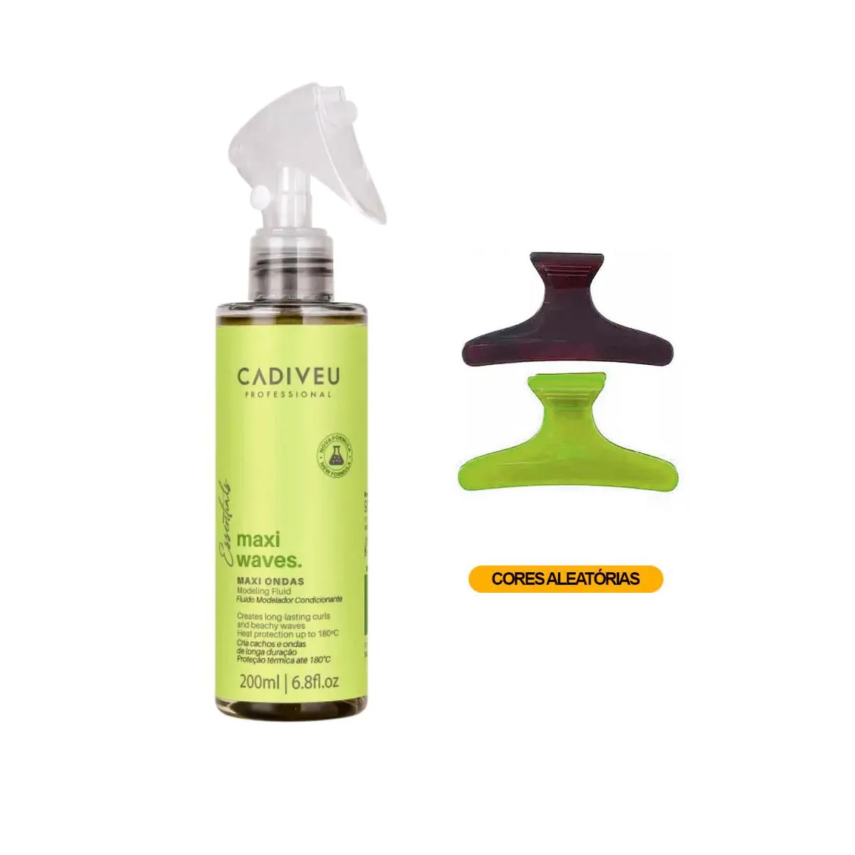 CADIVEU PROFESSIONAL MAXI ONDAS LEAVE-IN 200ML + 2 PRESILHAS