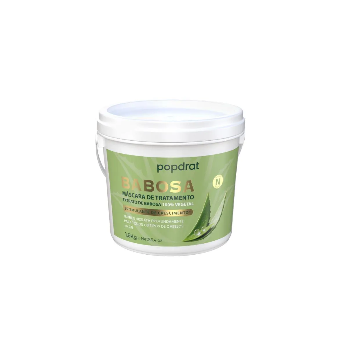 MASCARA COND. BABOSA POPDRAT 1,6 KG