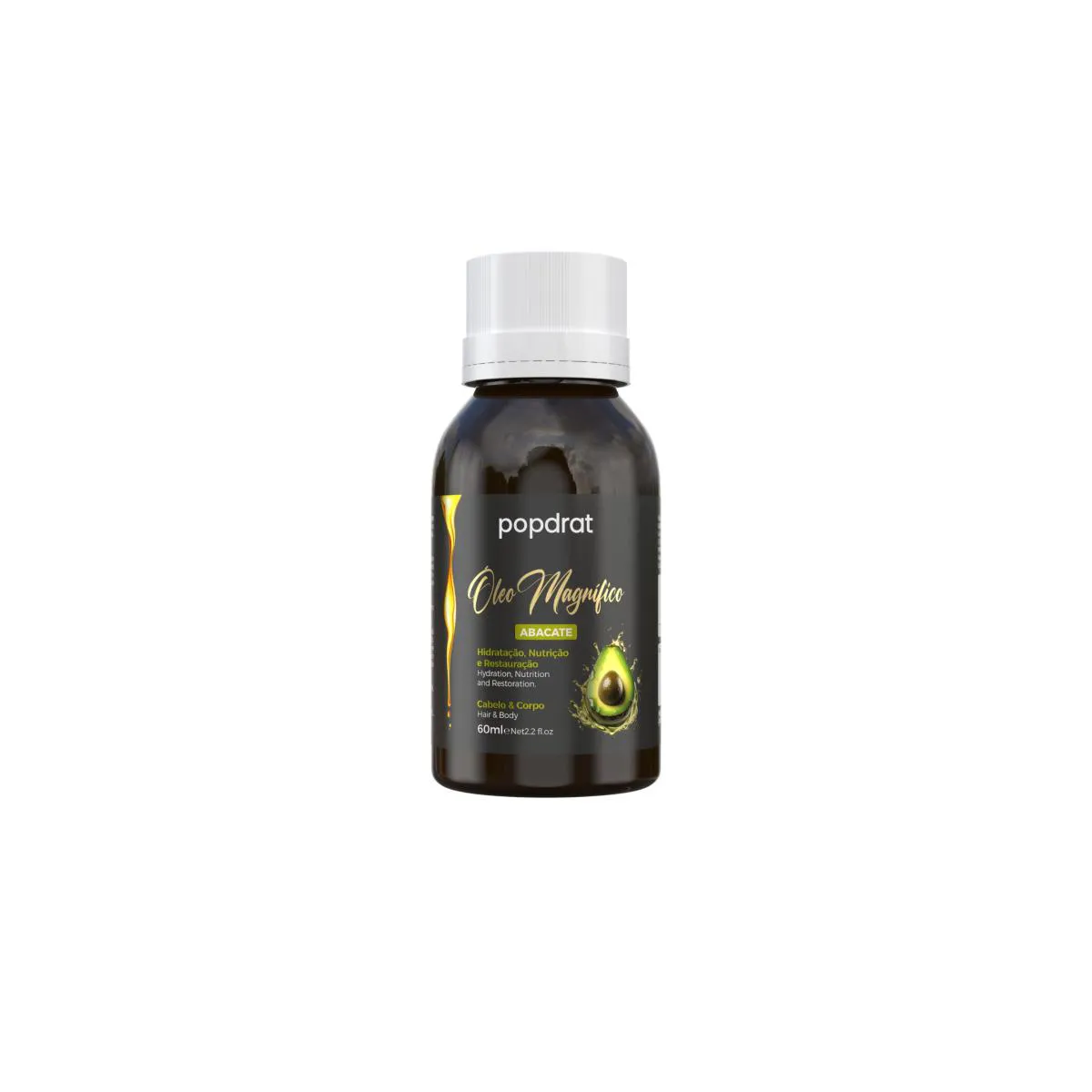 ÓLEO MAGNIFICO ABACATE POPDRAT 60ML
