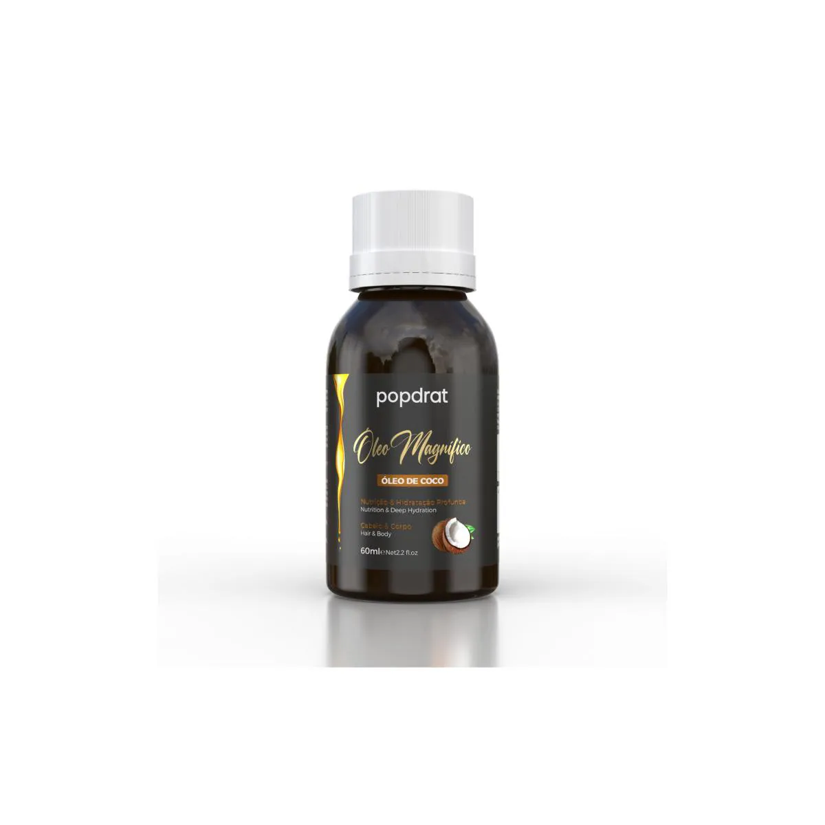 ÓLEO MAGNIFICO OLEO DE COCO POPDRAT 60ML