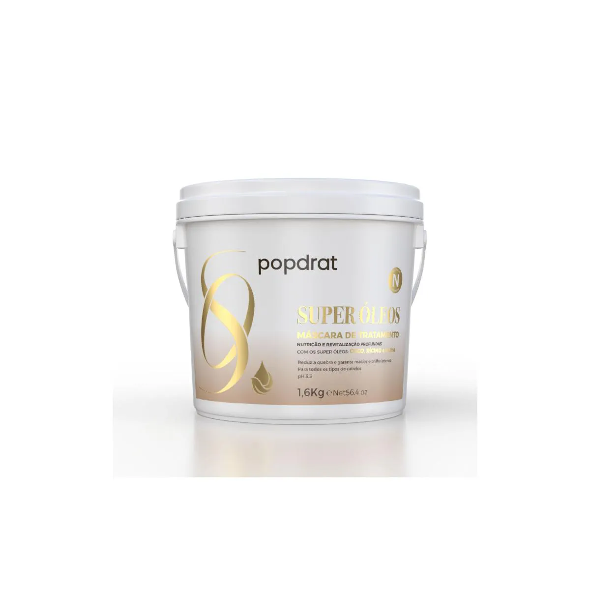 MASCARA COND. SUPER ÓLEOS POPDRAT 1,6 KG