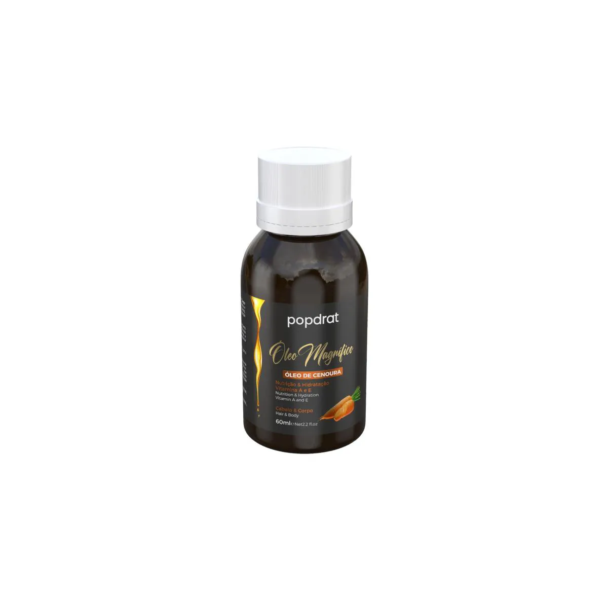 ÓLEO MAGNIFICO CENOURA POPDRAT 60ML