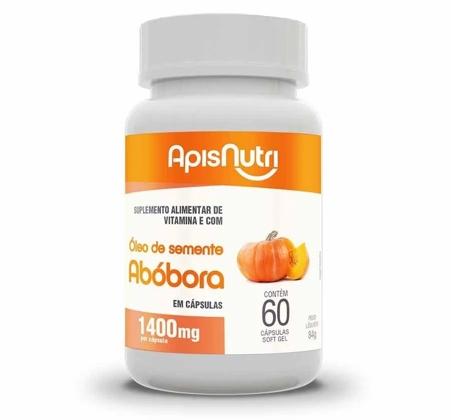 ÓLEO DE SEMENTE DE ABóBORA 1000MG (60 CAPS) - PADRãO: ÚNICO