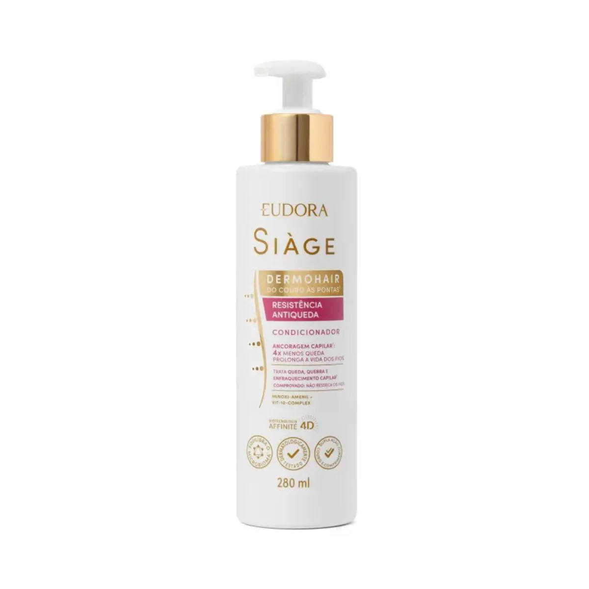 CONDICIONADOR SIàGE DERMO HAIR RESISTêNCIA ANTIQUEDA 280ML