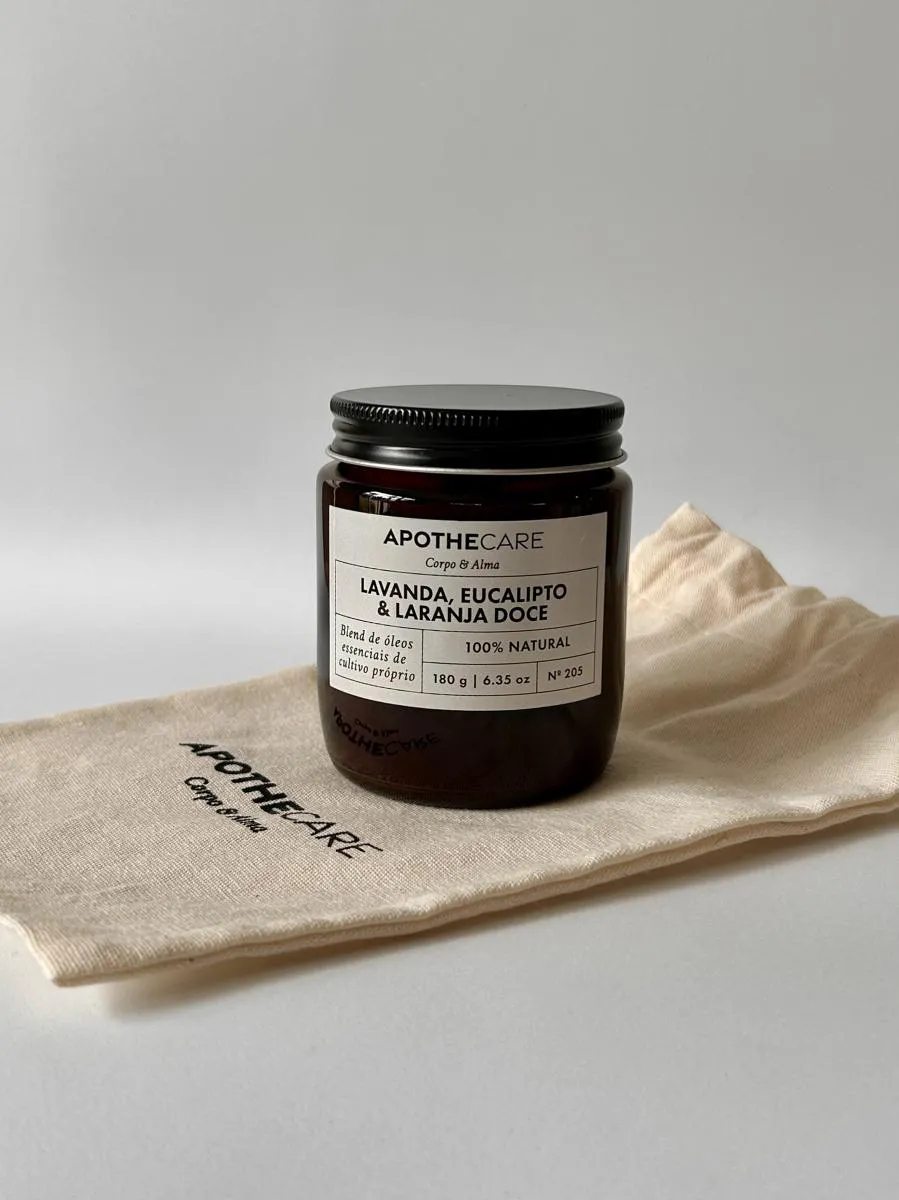 Vela Lavanda, Eucalipto & Laranja Doce