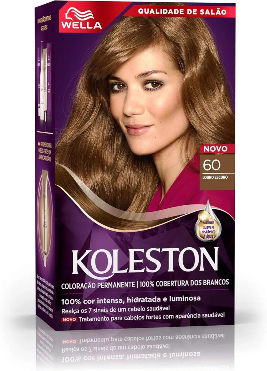 WELLA - KOLESTON - COLORAçãO LOURO ESCURO 60 - 55G