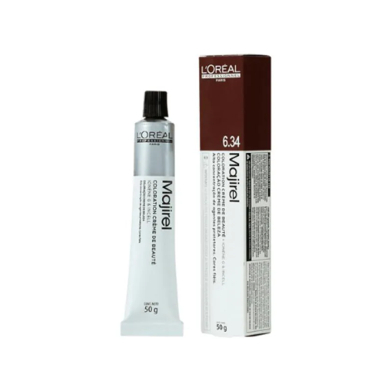 LOREAL - MAJIREL - LOURO ESCURO DOURADO ACOBREADO 6,34 50G