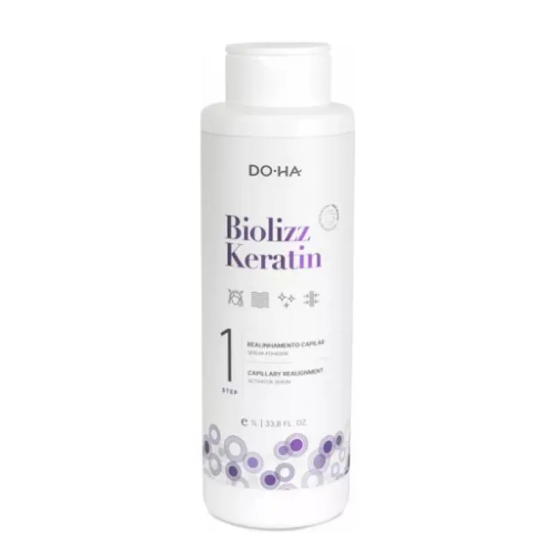 DO.HA - BIOLIZZ-KERATIN - REALINHAMENTO CAPILAR  1 LITRO - PASSO 1
