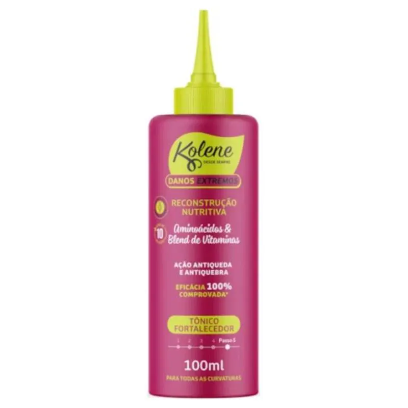 TôNICO CAPILAR FORT KOLENE 100ML DANOS EXTREMOS