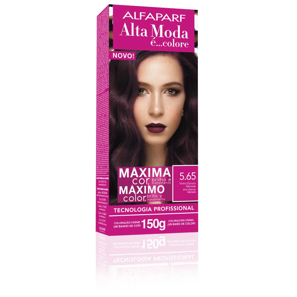 TINTURA ESPECIAL 5.65 VINHO ESCURO MARSALA 150G