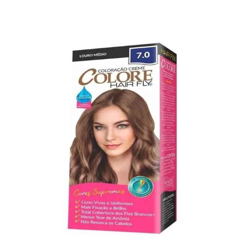 TINTURA COLORE CREME 50G 7.0 LOURO MéDIO