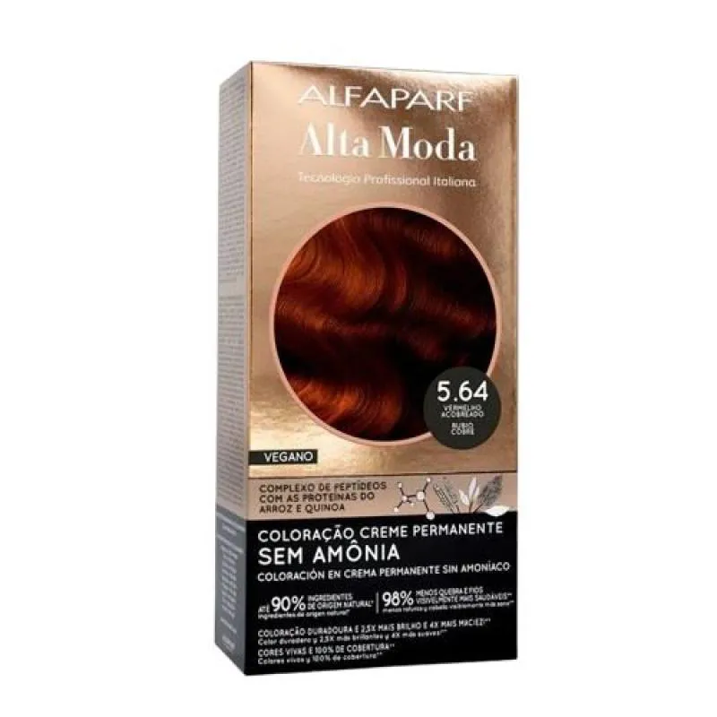 TINTURA COLOR S/AMõNIA 5.64 VERMELHO ACOBREADO
