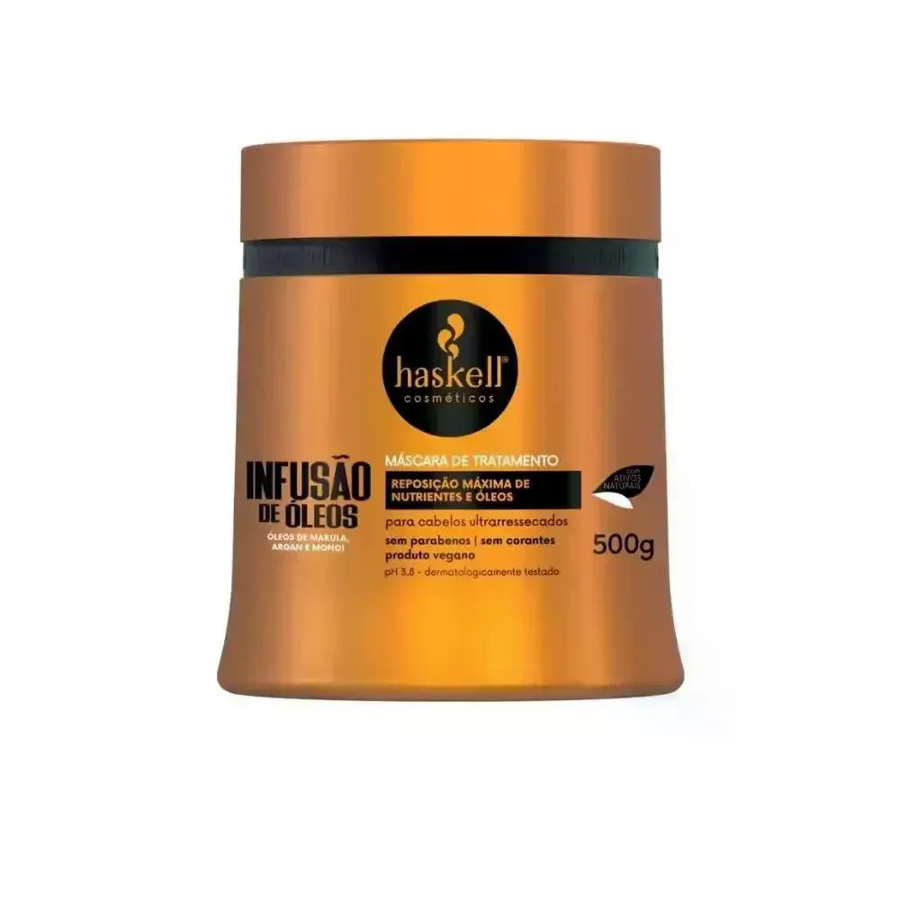 MáSCARA INFUSãO DE ÓLEOS HASKELL 500G