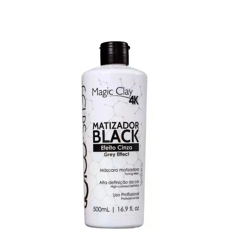 MáSCARA MATIZADORA BLACK EFEITO CINZA FELPS 500G
